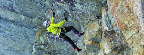 mixed rock ice climbing guide petra cliffs mountaineering school vermont
