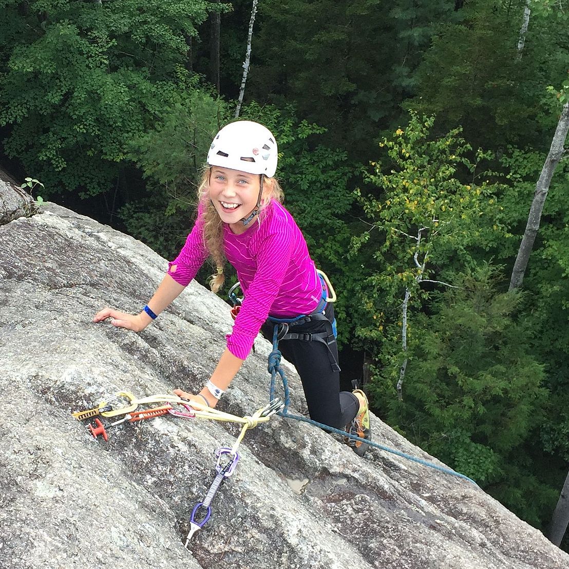 Guided Rock Climbing Women Rock 