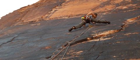 andrea charest rock climbing trad petra cliffs AMGA guide burlington vermont